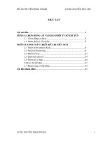 Đồ án: Bánh răng trụ