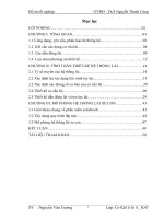 Tính toán thiết kế và mo phỏng hệ thống lái xe con