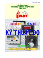 giáo trình kỹ thuật đo - dương hữu phước