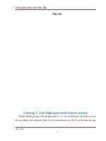 Tiểu luận môn chế biến dầu