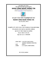 nghiên cứu nền tảng net compact framework ứng dụng xây dựng chương trình quản lý thu nhập gia đình