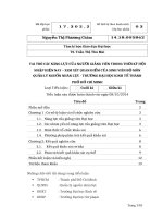 đề tài vai trò các năng lực của người giảng viên trong thời kỳ hội nhập hiện nay  xem xét quan điểm của sinh viên bộ môn quản lý nguồn nhân lực