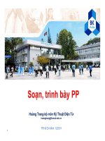 Soạn trình bày Powerpoint