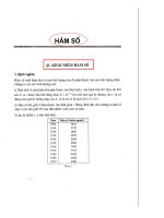 Lý thuyết nâng cao về hàm số