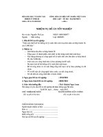 Đồ án tính toán thiết kế trạm xử lý nước thải khu dân cư hiệp thanh 5000 dân