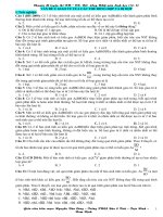 trắc nghiệm sinh học lớp 12 tham khảo