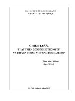 phát triển công nghệ thông tin và truyền thông việt nam đến năm 2030