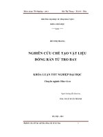 Nghiên cứu chế tạo vật liệu đóng rắn từ tro bay
