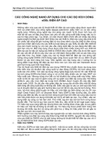 CÁC CÔNG NGHỆ NANO ÁP DỤNG CHO CÁC BỘ KÍCH DÒNG xDSL ĐIỆN ÁP CAO