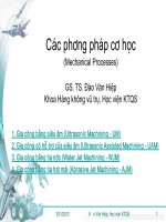các phương pháp gia công đặc biêt  phương pháp cơ học