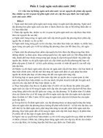 kiến thức chuyên ngành kế toán