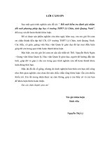 đổi mới kiểm tra đánh giá nhằm đổi mới phương pháp dạy học ở trường thpt lê chân, tỉnh quảng ninh