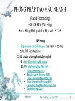 phương pháp tạo mẫu nhanh