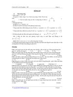 Chuyên đề ôn thi tốt nghiệp và đại học môn vật lý chuyên đề sóng cơ