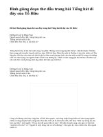 Bình giảng đoạn thơ đầu trong bài Tiếng hát đi đày của Tố Hữu - văn mẫu