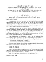 NỘI DUNG VÀ CÁC GIẢI PHÁP  THỰC HIỆN  CÔNG TÁC KHẢO SÁT VÀ  THIẾT KẾ KỸ THUẬT DỰ ÁN: ĐƯỜNG NỐI THỊ XÃ VỊ THANH TỈNH HẬU GIANG VỚI THÀNH PHỐ CẦN THƠ, GÓI THẦU SỐ 4 TỪ KM39+100 – KM47+352,48