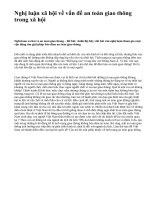 Nghị luận xã hội về vấn đề an toàn giao thông trong xã hội - văn mẫu