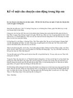 Kể về một câu chuyện cảm động trong lớp em - văn mẫu