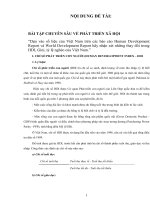 bài tập chuyên sâu về phát triển xã hội