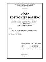 Đồ án điều khiển thiết bị qua mạng GSM