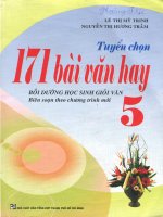 Tuyển chon 171 bài văn hay bồi dưỡng học sinh giỏi văn lớp 5