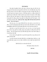 Đánh giá thực trạng nước thải tại thành phố Thái Nguyên, Tỉnh Thái Nguyên  Báo cáo tốt nghiệp ngành khoa học môi trường