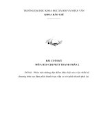 phân tích những đặc điểm khác biệt của việc thiết kế chương tŕnh tọa đàm phát thanh trực tiếp so với phát thanh phát lại