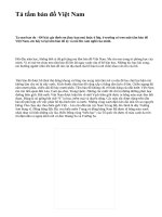 Tả tấm bản đồ Việt Nam - văn mẫu