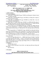 ĐỀ CƯƠNG KHẢO SÁT VÀ THIẾT KẾ  ĐƯỜNG VỊ THANHCẦN THƠ