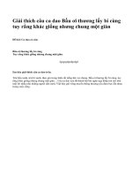 Giải thích câu ca dao Bầu ơi thương lấy bí cùng tuy rằng khác giống nhưng chung một giàn - văn mẫu