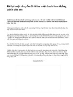 Kể lại một chuyến đi thăm một danh lam thắng cảnh của em - văn mẫu