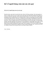 Kể về người hàng xóm mà em yêu quý - văn mẫu