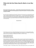 Phân tích bài thơ Đoàn thuyền đánh cá của Huy Cận - văn mẫu