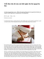 Viết thư cho dì của em khi nghe tin bà ngoại bị ốm - văn mẫu