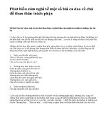 Phát biểu cảm nghĩ về một số bài ca dao về chủ đề than thân trách phận - văn mẫu