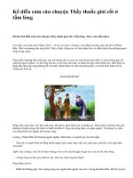 Kể diễn cảm câu chuyện Thầy thuốc giỏi cốt ở tấm lòng - văn mẫu