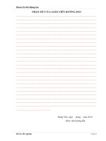 Xây dựng cơ sở dữ liệu chẩn đoán động cơ có ứng dụng logic mờ