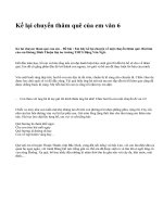 Kể lại chuyển thăm quê của em văn 6 - văn mẫu