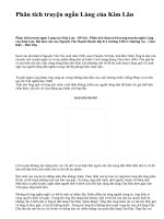 Phân tích truyện ngắn Làng của Kim Lân - văn mẫu