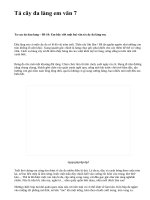 Tả cây đa làng em văn 7 - văn mẫu