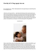 Em hãy kể về ông ngoại của em - văn mẫu