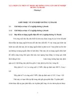 LỰA CHỌN CÁC PHẦN TỬ TRONG HỆ THỐNG CUNG CẤP CHO XÍ NGHIỆP ĐƯỜNG VỊ THANH