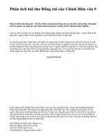 Phân tích bài thơ Đồng chí của Chính Hữu văn 9 - văn mẫu