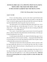 đánh giá hiệu quả của phương pháp matxa bụng trong điều trị chậm nhu động ruột ở trẻ sơ sinh tại bệnh viện nhi trung ương