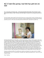 Kể về một tấm gương vượt khó học giỏi mà em biết - văn mẫu