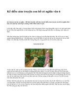 Kể diễn cảm truyện con hổ có nghĩa văn 6 - văn mẫu