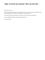 Nghe và kể lại câu chuyện “Kéo cây lúa lên”. - văn mẫu