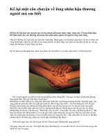 Kể lại một câu chuyện về lòng nhân hậu thương người mà em biết - văn mẫu