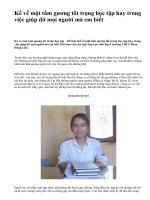 Kể về một tấm gương tốt trọng học tập hay trong việc giúp đỡ mọi người mà em biết - văn mẫu