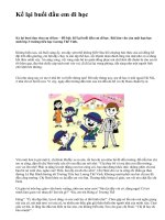 Kể lại buổi đầu em đi học - văn mẫu